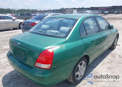 2002 Hyundai Elantra Gls from USA, damaged, VIN KMHDN45D82U388463